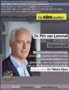 Vai NĀVE pastāv?Pētījums par pirmsnāves pieredzi, Kardiologs Dr. Pims van Lommels