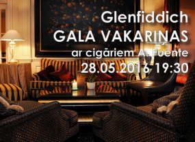Rīgas Viskija Festivāls: Glenfiddich gala vakariņas ar cigāriem A. Fuente
