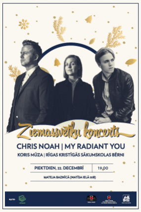 Chris Noah, My Radiant You, koris Mūza, Rīgas Kristīgās sākumskolas bērni. Ziemassvētku koncerts.