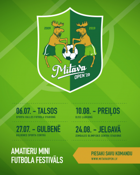 Amatieru minifutbola festivāls "Mītava Open"