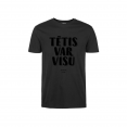 T-shirt "Tētis var visu" MUSIQQ / black