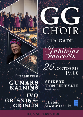 GG Choir 15 gadu jubilejas koncerts