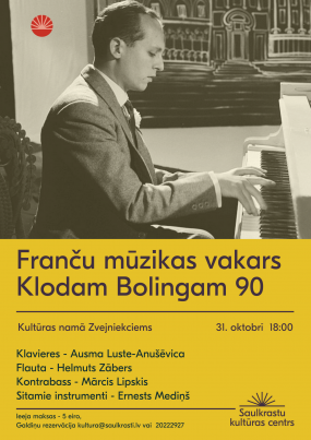 Franču mūzikas vakars. Koldam Bolingam 90