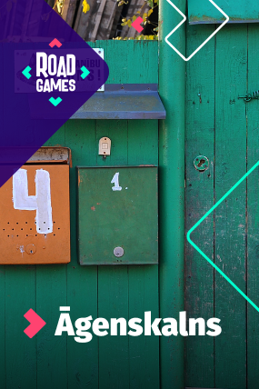 Roadgames adventurous scavenger hunt game in Agenskalns!