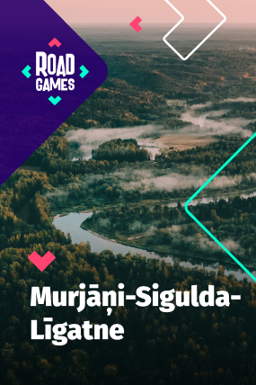 Roadgames adventurous scavenger hunt game in Murjani-Sigulda-Ligatne route!