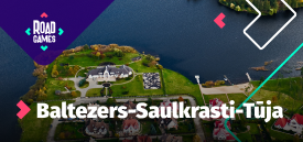 Roadgames adventurous scavenger hunt game in Baltezers-Saulkrasti-Tuja route!
