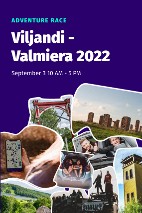Приключенческая командная гонка Roadgames: Viljandi - Valmiera 2022