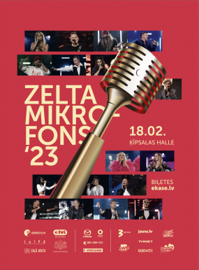 Mūzikas ierakstu gadabalvas “Zelta Mikrofons’23” ceremonija